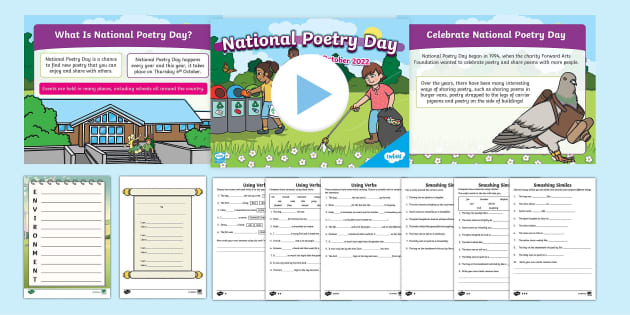 KS1 National Poetry Day Resource Pack - Twinkl