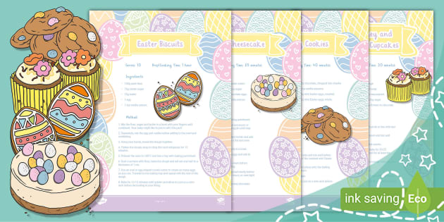 Easter Baking Recipes (teacher made) - Twinkl