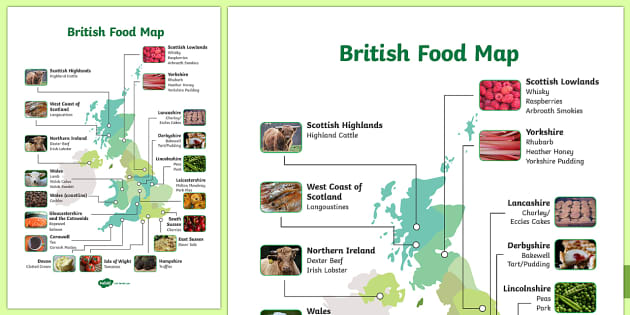 british-food-map-teacher-made