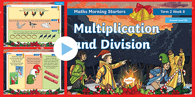 Maths Morning Starters Second Level (b) Term 2 Week 8 PowerPoint