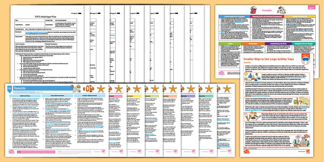 EYFS Ages 3-4 Seaside Bumper Planning Pack | Twinkl - Twinkl