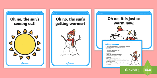 Melting Snowman Song (Teacher-Made) - Twinkl