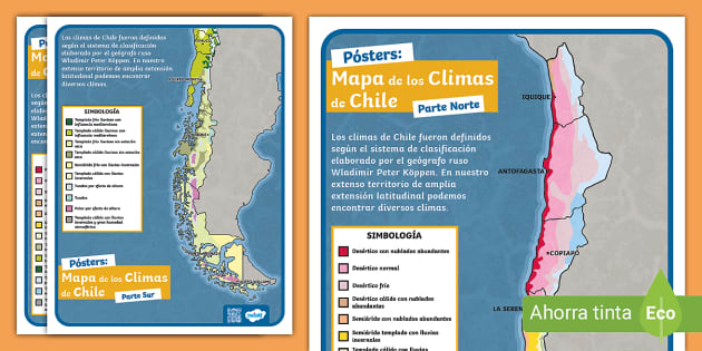 P Ster Mapa Climas Chile Zonas Leyenda Regiones Twinkl   Cl Cs 1677609952 Posters Mapas De Los Climas De Chile Ver 3 