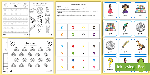 Letter Q Worksheets and Activities | ELA Teaching Resources