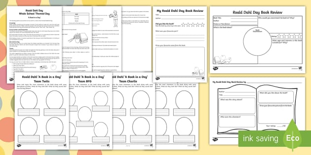 Whole School Roald Dahl Themed Day Resource Pack - Twinkl