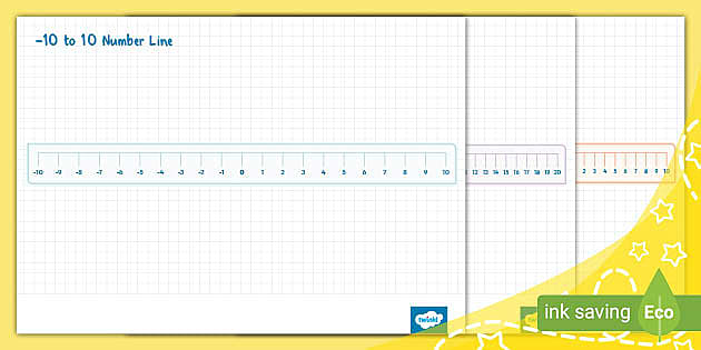 👉 Negative Number Lines Teacher Made Twinkl