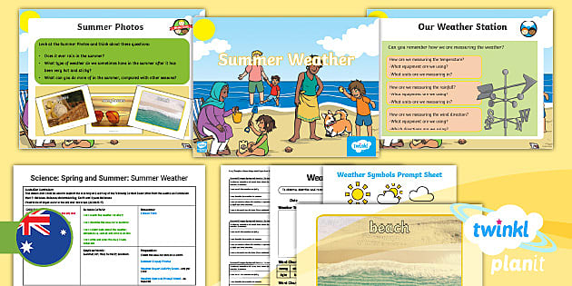 Year 1 Science Spring and Summer Lesson 5 Summer Weather