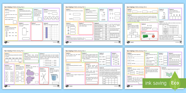 Year 5 Spring 1 Maths Activity Mats