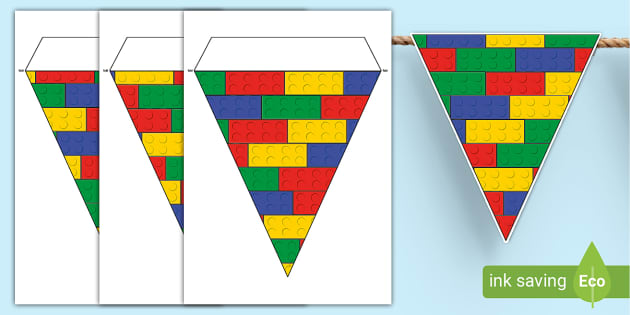 Lego bunting discount