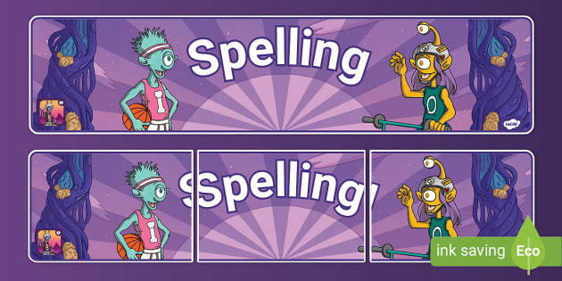 Twinkl Spelling App Display Banner Teacher Made Twinkl