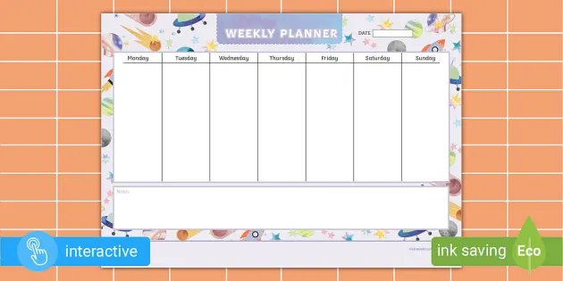 Daily Planner Booklet  Twinkl Busy Bees (Teacher-Made)