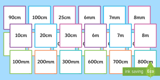 Mm cm clearance m km table