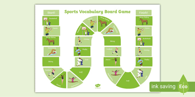 ESL Board Games, Interactive Vocabulary, Grammar, Word Recognition Practice