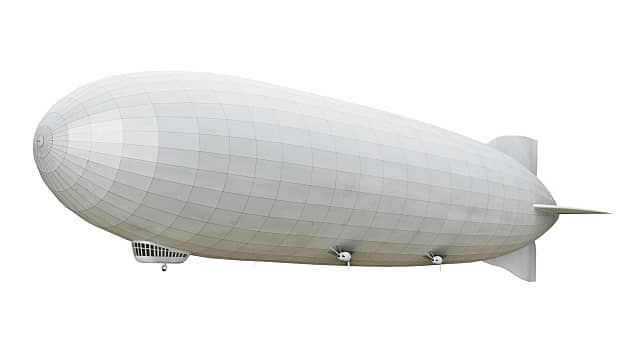 3D Model: History - First World War Zeppelin (teacher made)