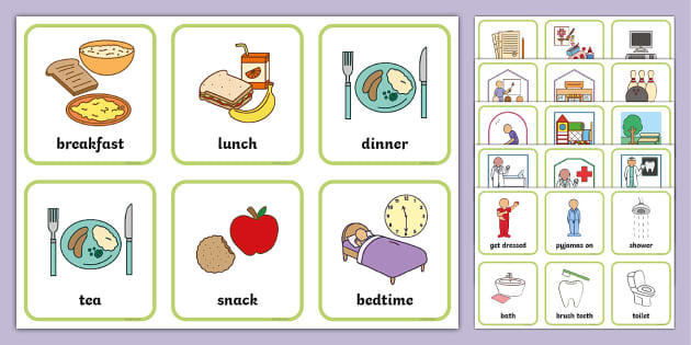 Twinkl Symbols: Home Now, Next, Then Visual Aid Cards