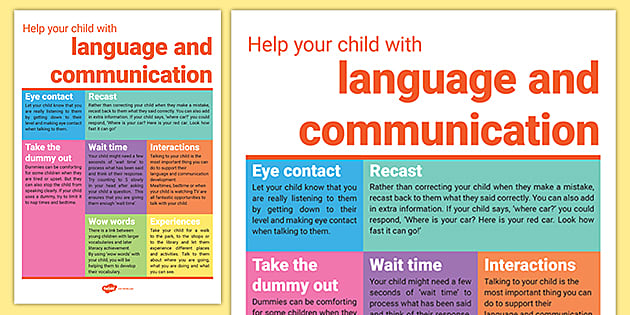 Help Your Child With Early Language And Communication