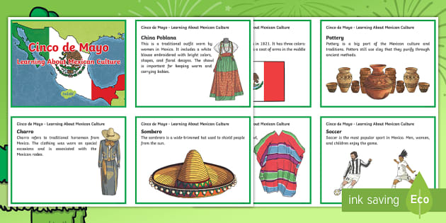 Mexican Culture Fact Cards Cinco De Mayo Twinkl USA