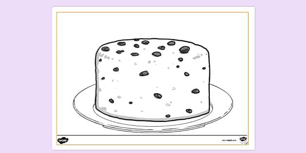 cake coloring pages printables