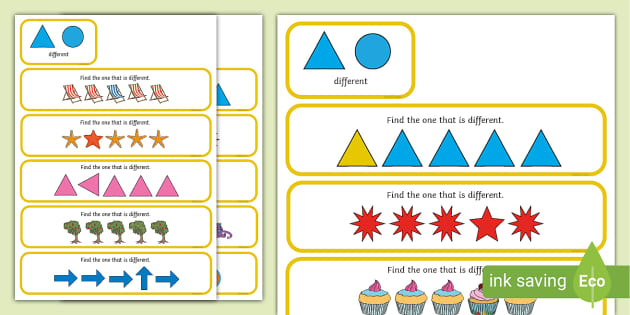 Teach Kids About The Concept of Same & Different