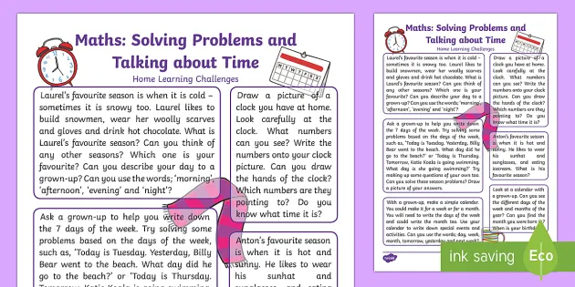 Clock Time Reading  Learn and Solve Questions