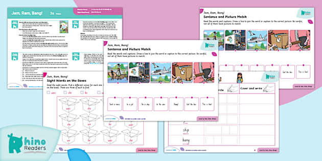 Level 3a Jam, Ram, Bang!: Guided Reading Pack - Twinkl