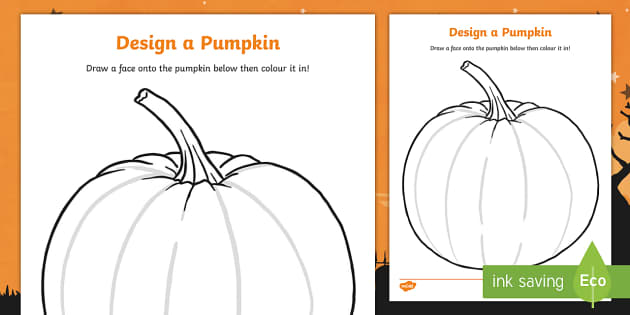 Design a Pumpkin Carving Template Pumpkin Designs Template