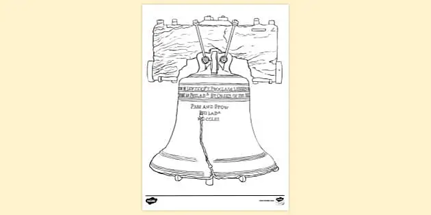 Ring the Bell Phillies Kids Printable Coloring Page 