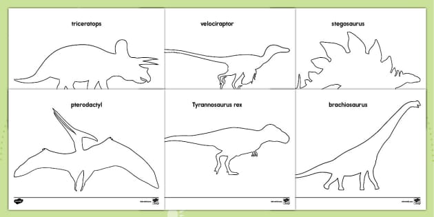 dinosaur cutouts printable