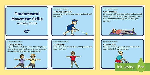 Fundamental Movement Skills Cards Teacher Made