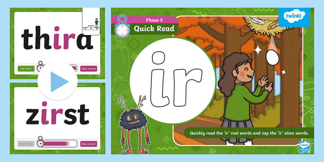 Phonics ir Words | PowerPoint | Primary Resources - Twinkl