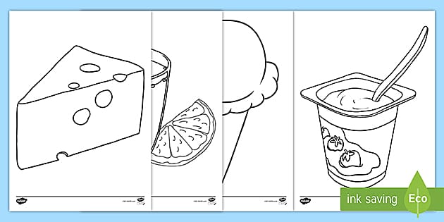 Download French Food Colouring Pages (teacher made)