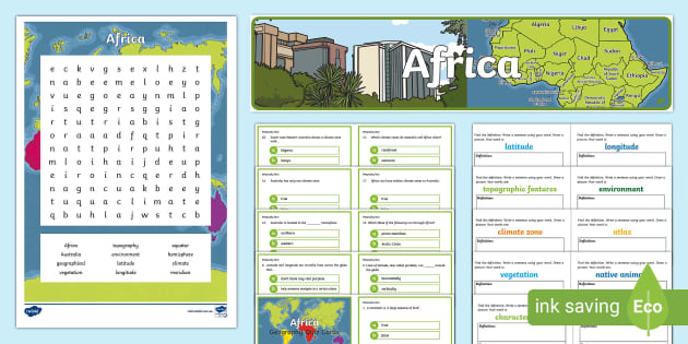 Africa Activity Pack (Hecho por educadores) - Twinkl