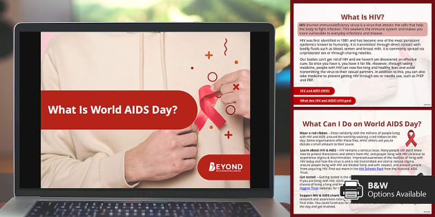 What Is World AIDS Day? PowerPoint | Beyond Secondary