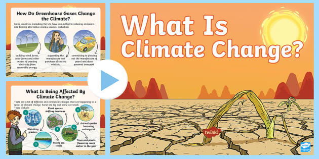 climate change presentation for elementary students