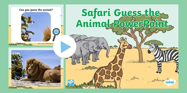 Guess the African Animal PowerPoint (teacher made) - Twinkl