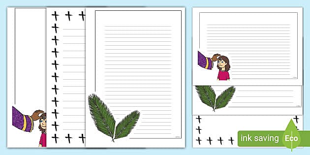 Ash Wednesday Border Pack - Page Borders (teacher made)