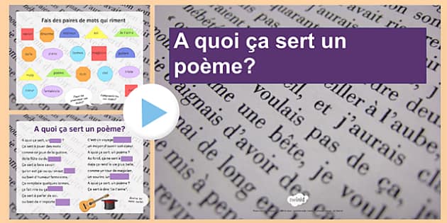 A Quoi a Sert Un Po me Pr sentation