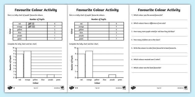 worksheets bar diagrams