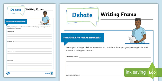 homework debate articles for students