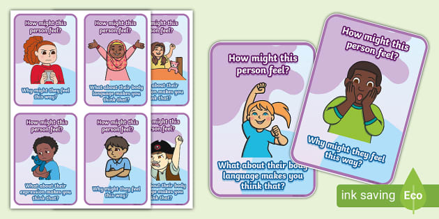 Emotions Inference Cards Professor Feito Twinkl