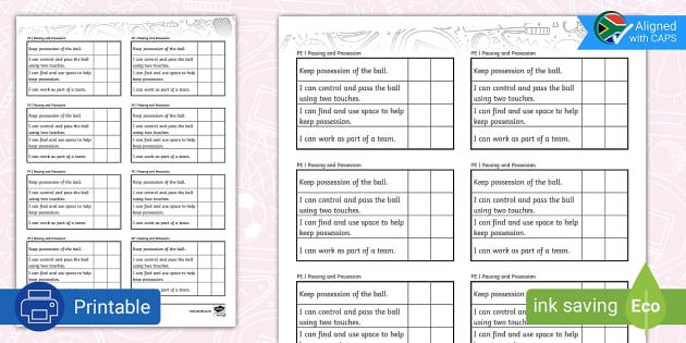 Grade 5 Physical Education: Invasion Games Success Criteria