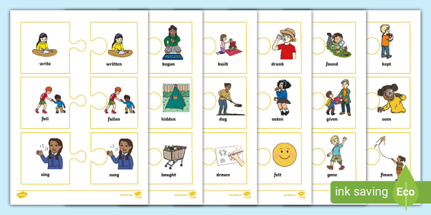 ESL Past Participles Game (Teacher-Made) - Twinkl