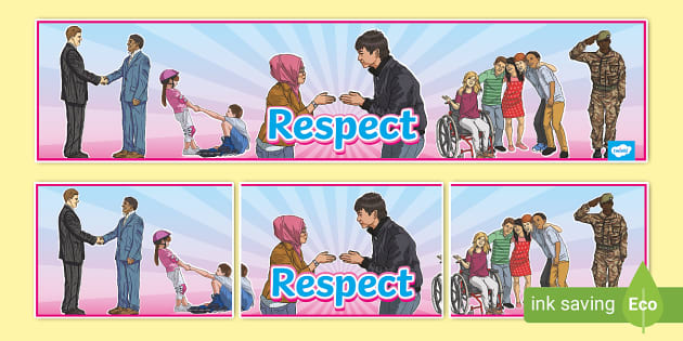 Respect Display Banner (Teacher-Made) - Twinkl