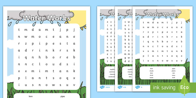 Water Cycle Puzzle (Printable) Primary Resources Twinkl