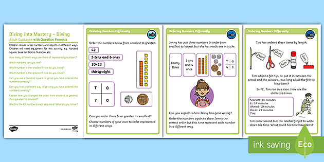 👉 White Rose Maths Compatible Y2 Order Objects and Numbers Mastery