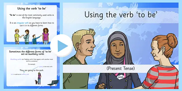 Using The Verb To Be Present Tense Lesson Presentation