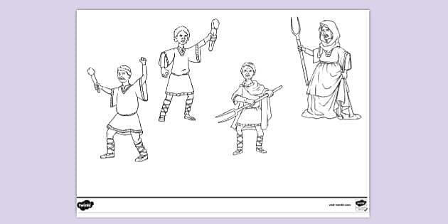 FREE! - Angry Mob 4 Colouring Sheet (teacher made) - Twinkl