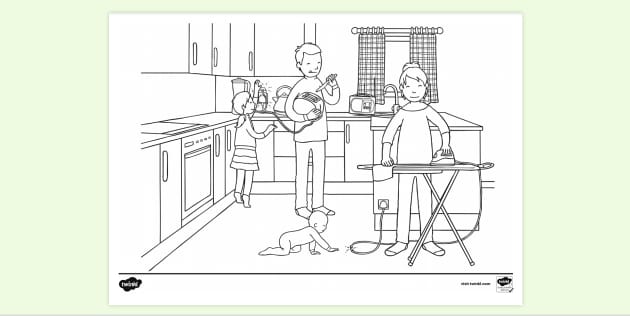 FREE Electrical Safety Colouring Page Colouring Sheets