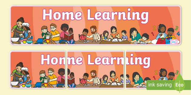 Home Learning Banner (teacher made) - Twinkl