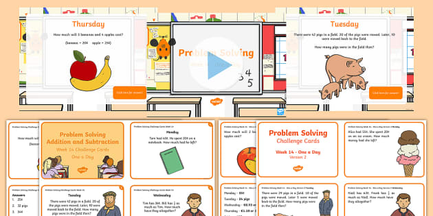 Week 14 - Problem Solving - One a Day - Resource Pack